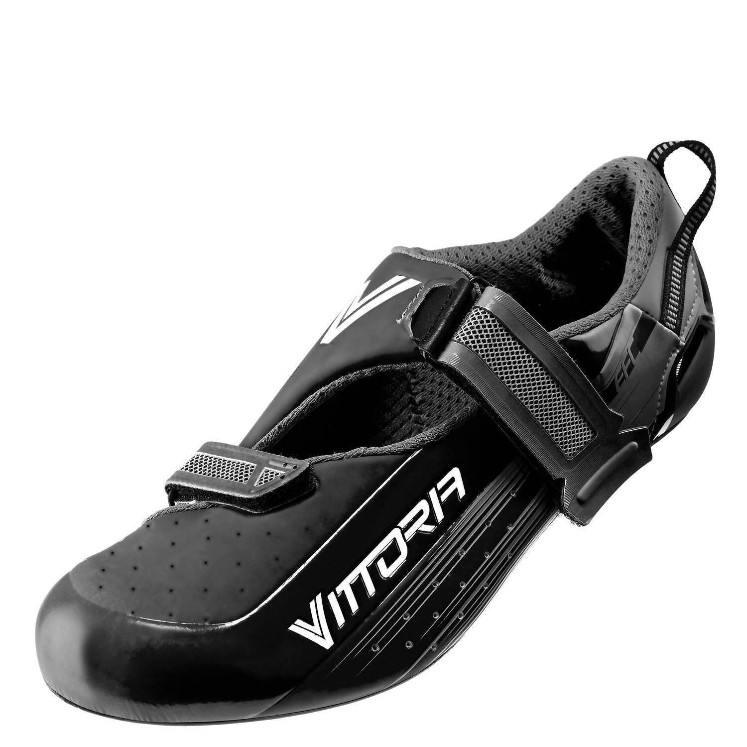 New Vittoria Unisex Tri Pro Triathlon Cycling Shoes In Black